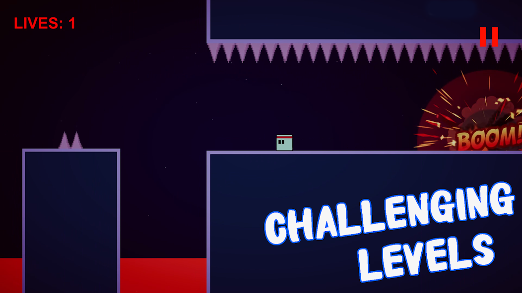 Unfair Square - the hard game Mod ảnh chụp màn hình 2