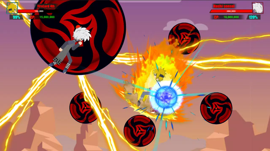 Stickman Ninja Fight 3v3 Mod экрана 3