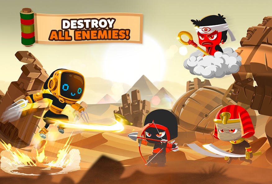 Ninja Dash Run - Offline Game captura de pantalla 4