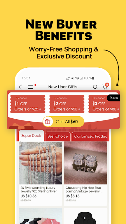DHgate-Tienda mayorista online captura de pantalla 2