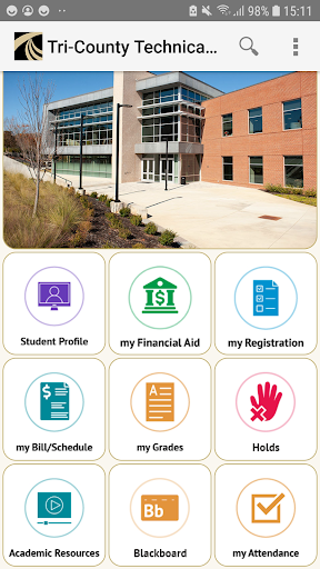 my.tctc.edu User Portal.屏幕截圖1