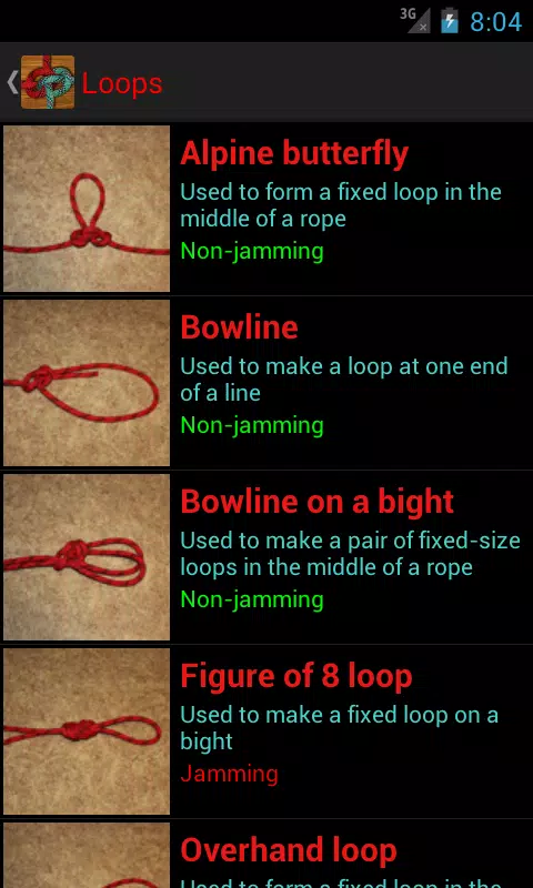Useful Knots captura de pantalla 3