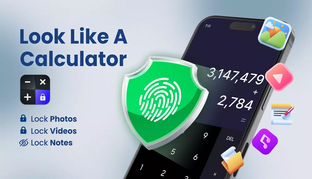 App Lock - Calculator Lock captura de pantalla 1