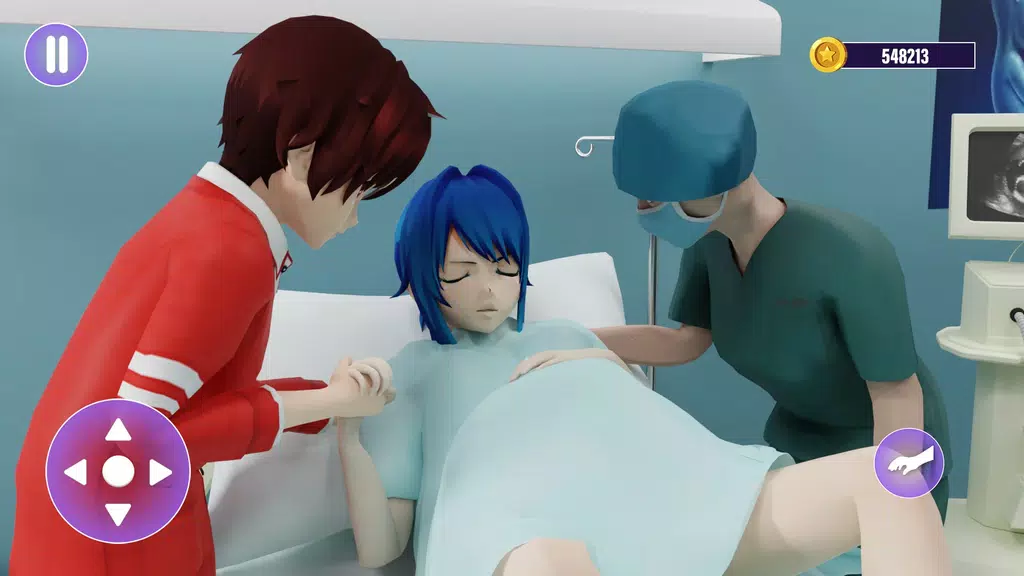 虛擬孕媽媽：動漫女孩家庭遊戲屏幕截圖1