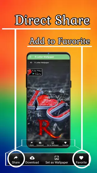 R Letter Wallpaper - Photos স্ক্রিনশট 3