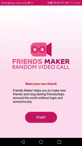 Screenshot Friends Maker - Random Video Call 1