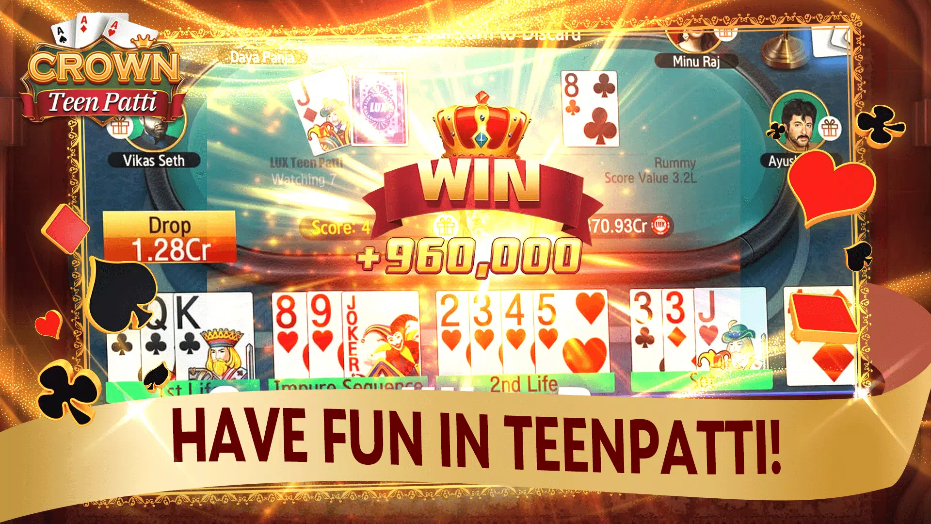 ภาพหน้าจอ Teen Patti Crown 1