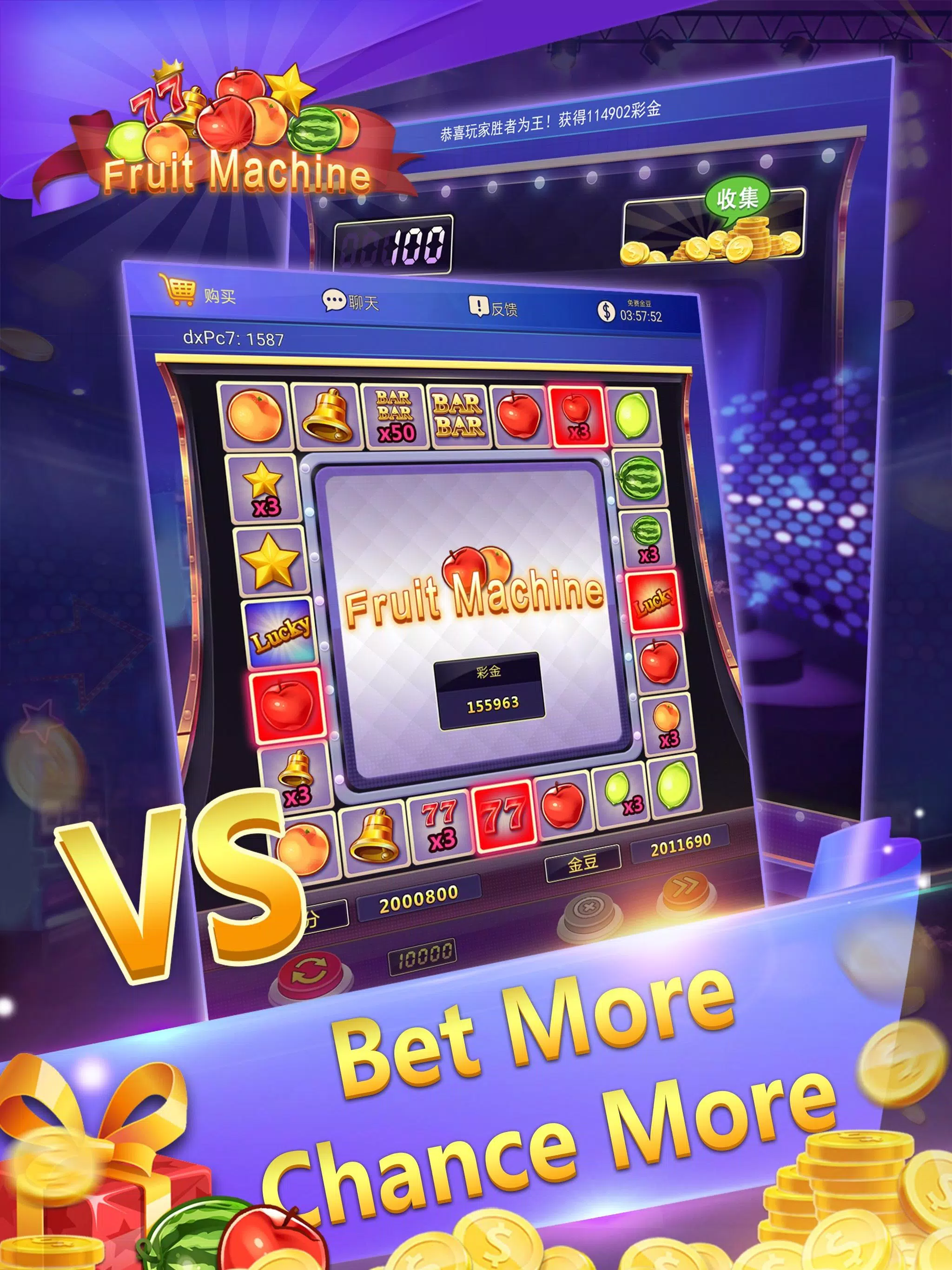 Fruit Machine - Mario Slots ekran görüntüsü 1