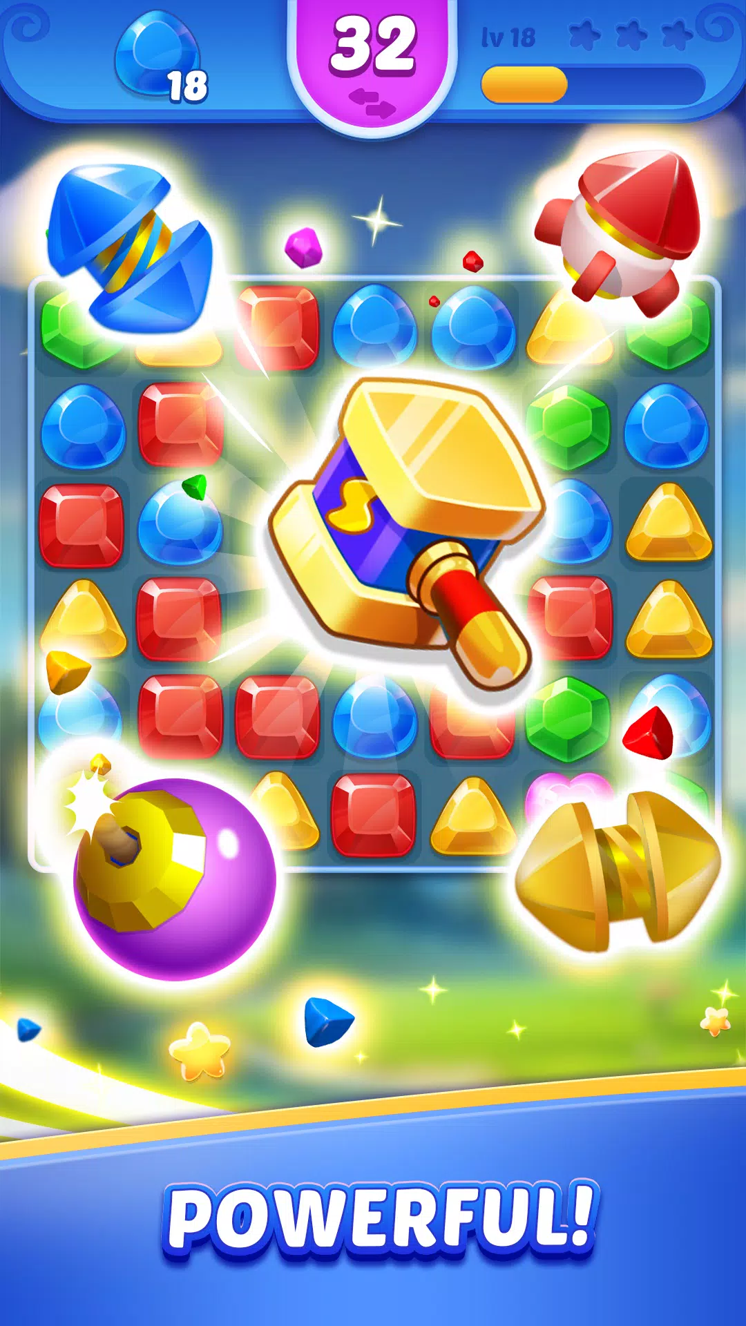 Jewel Blast Time - Match 3 экрана 2