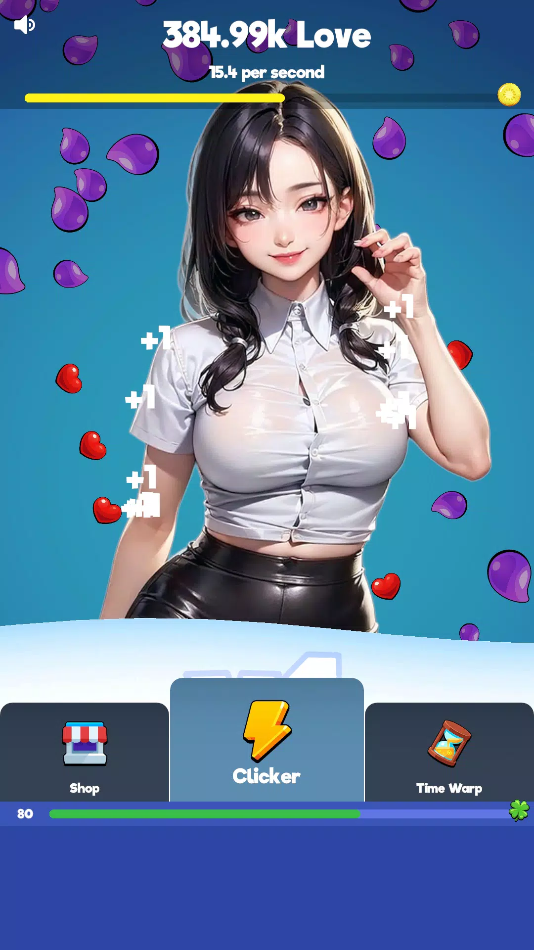 Screenshot Sexy touch girls: idle clicker 3