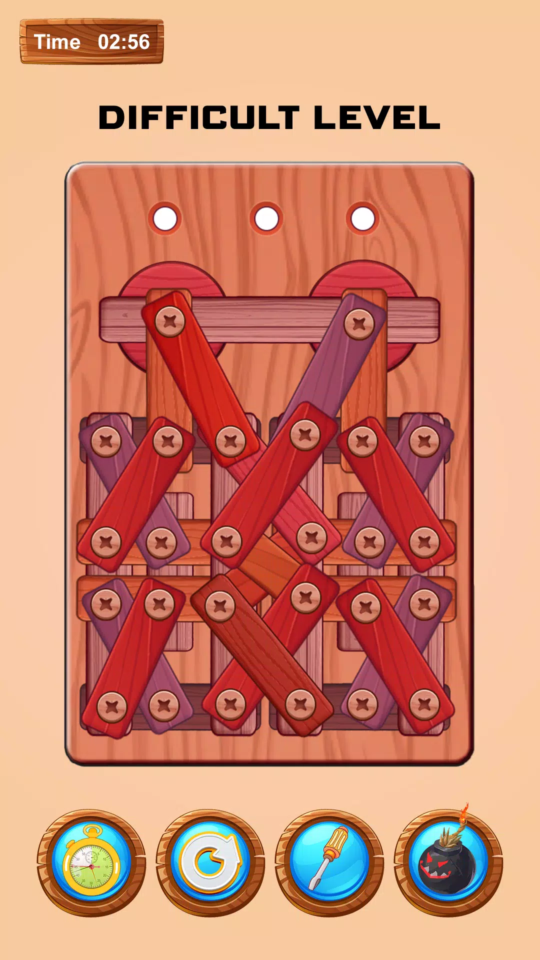 Screenshot Wood Nuts & Bolts Screw Puzzle 3