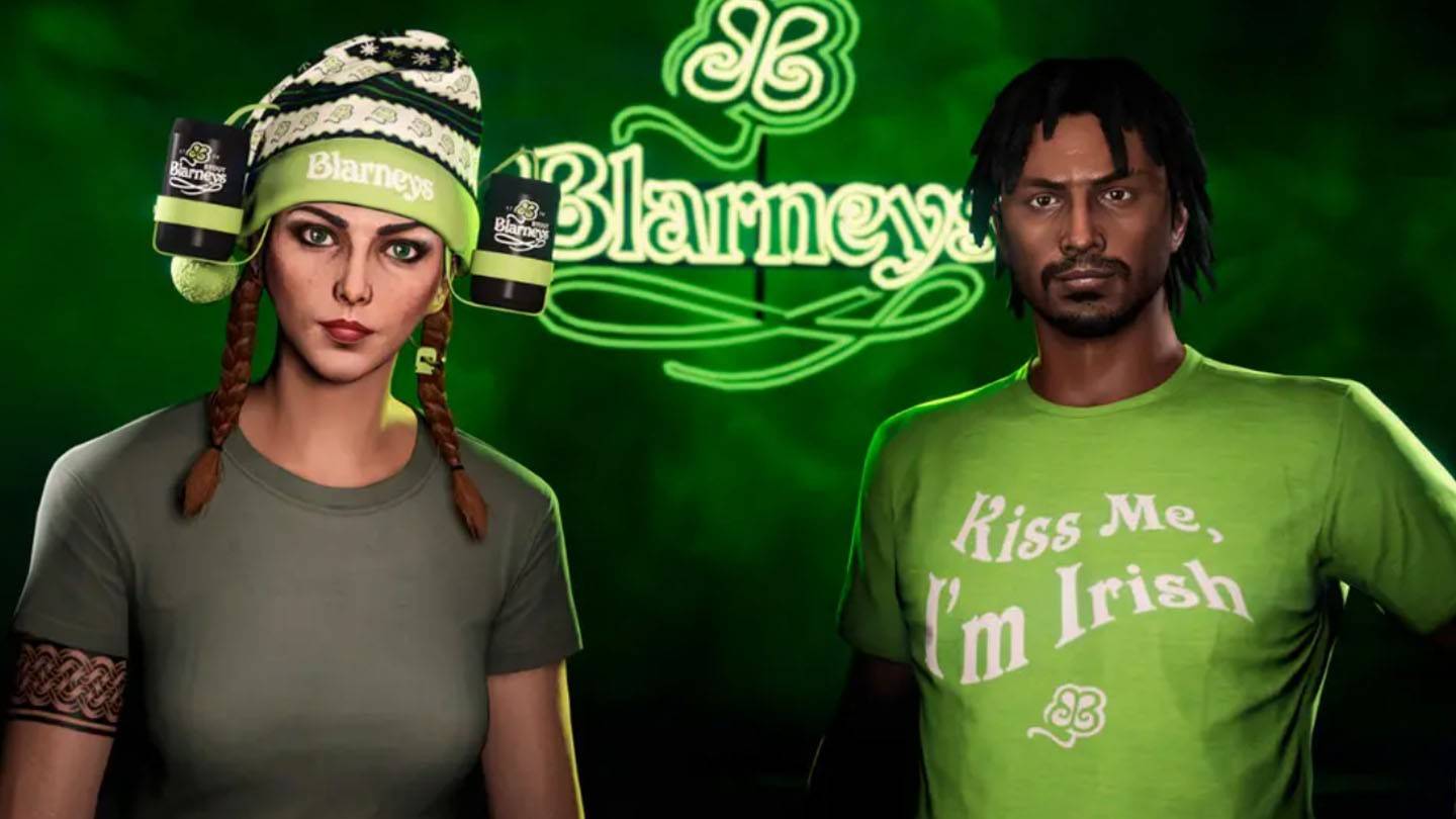 Ipinagdiriwang ng GTA Online ang Araw ng St Patrick na may mga libreng regalo at bonus