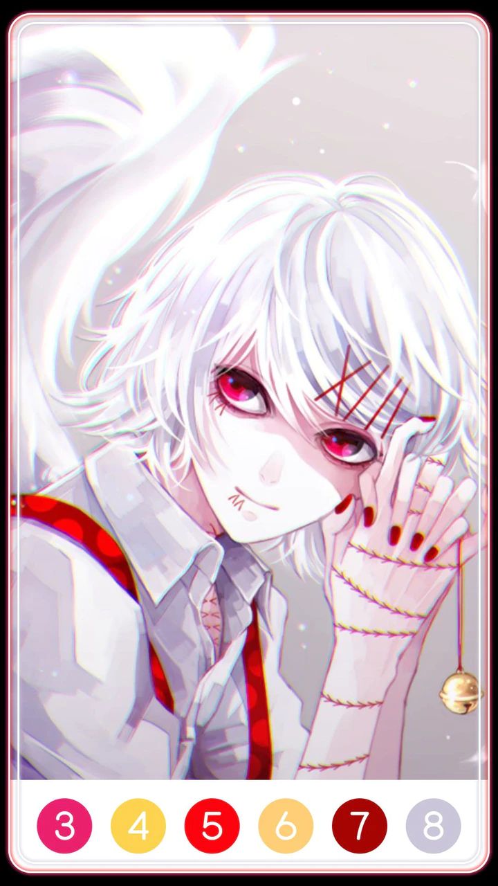 Tokyo Ghoul Paint by Number ảnh chụp màn hình 1