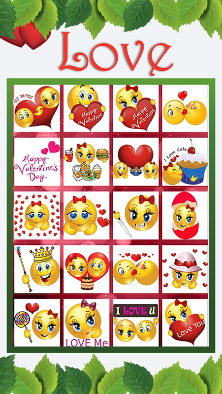 Valentine Love Emojis屏幕截圖3