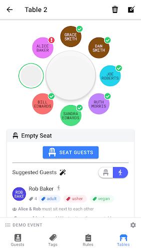 Table Tailor: Seating Planner captura de pantalla 2