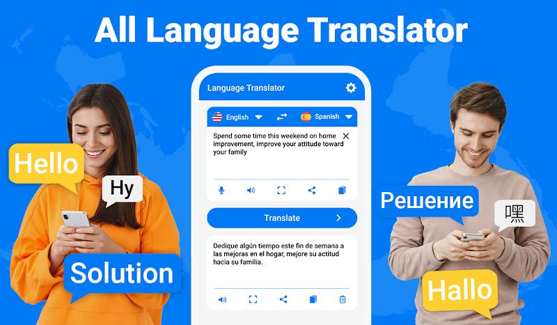 All Translate Language App ảnh chụp màn hình 1