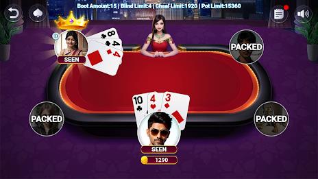 ภาพหน้าจอ Teen Patti Card Game 2