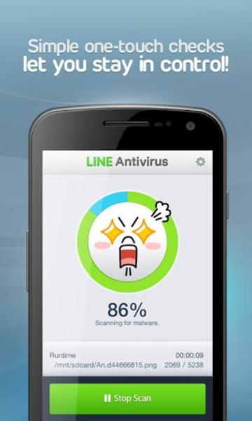 LINE Antivirus ảnh chụp màn hình 2