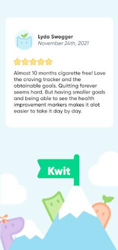 ภาพหน้าจอ Kwit - Quit smoking for good! 1