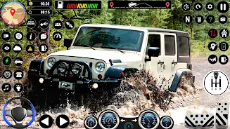 Offroad Car Driving Jeep Games 스크린 샷 1