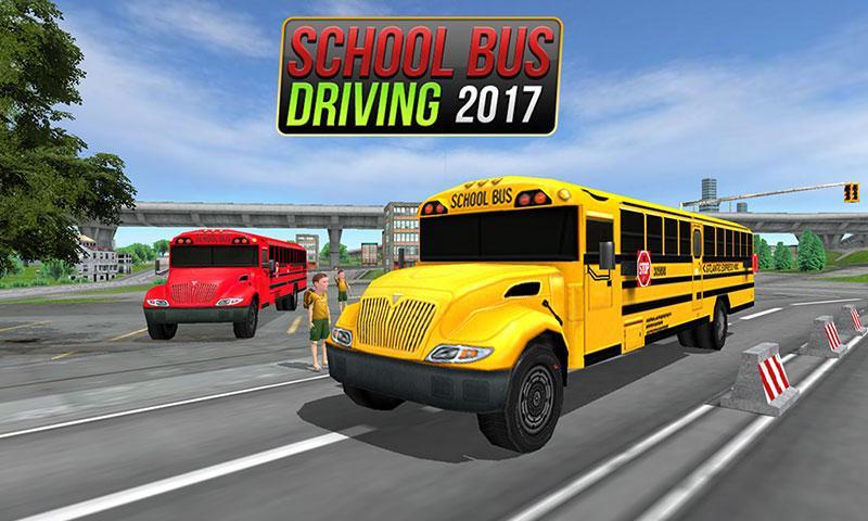 ภาพหน้าจอ School Bus Driving Game 1