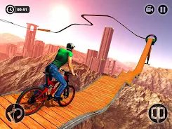 ภาพหน้าจอ Impossible BMX Bicycle Stunts 1