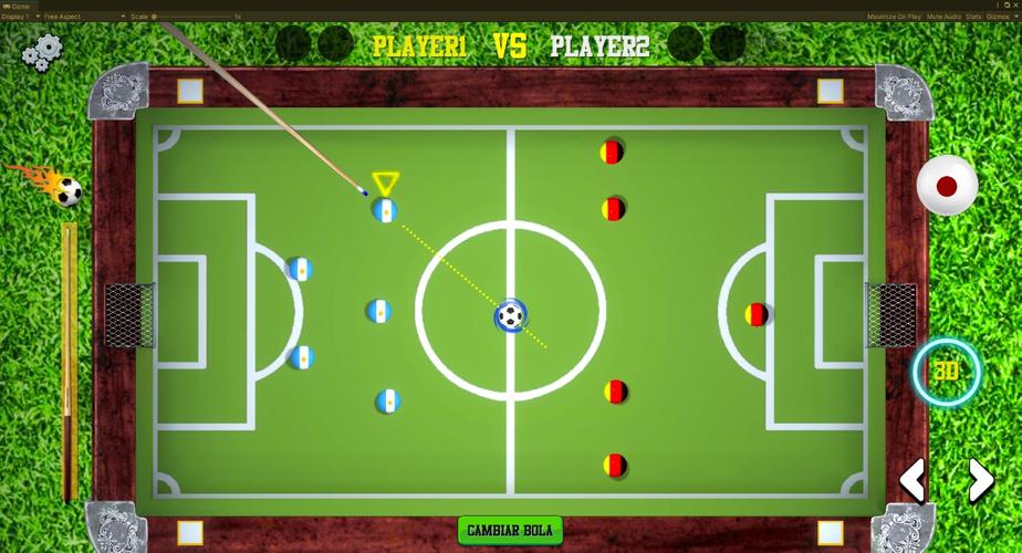 FOOTPOOL:  Soccer & billiards captura de pantalla 2