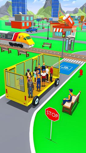 Bus Arrival Theme Park Games स्क्रीनशॉट 1