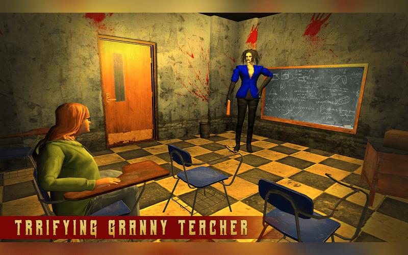 Terrifying Teacher Granny Game Captura de tela 1