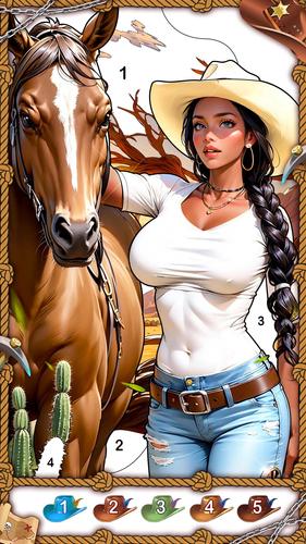 The West Coloring Games屏幕截圖4