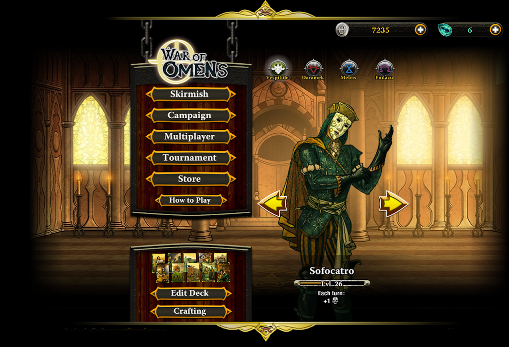War of Omens Deck Builder Collectible Card Game屏幕截圖2