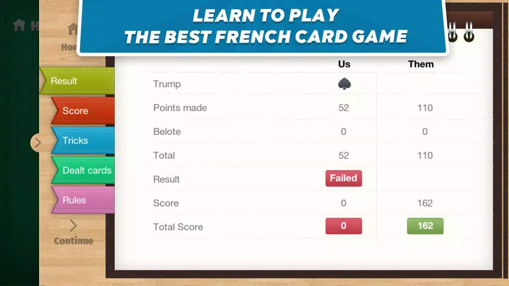 Belote Coinche - card game应用截图第3张
