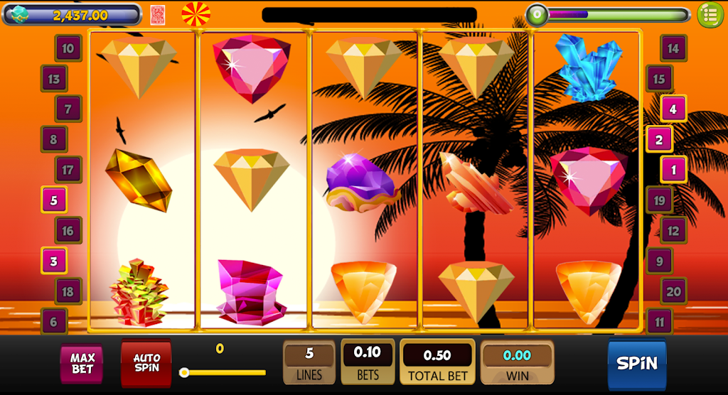ภาพหน้าจอ Jewel & Gems Wilds Slot! 3