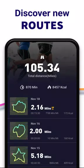 Leap 跑步记录 - 跑步追踪，减肥应用应用截图第2张