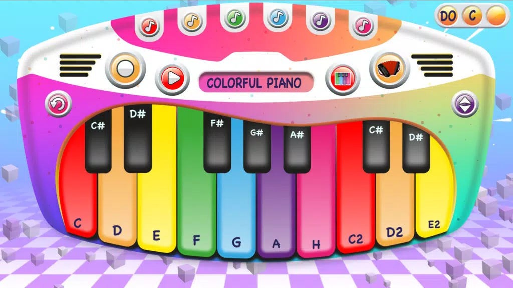 Colorful Piano Capture d'écran 2