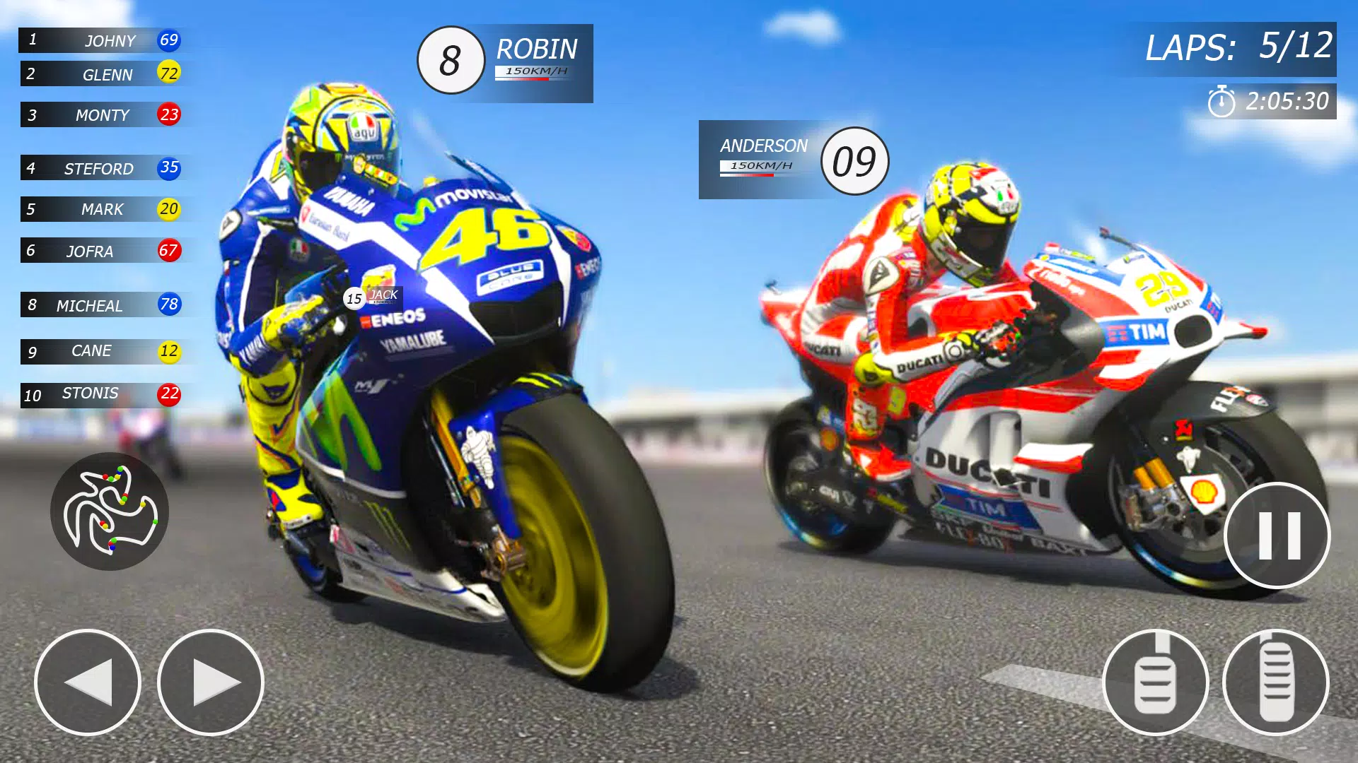 ภาพหน้าจอ Bike Racing Moto Bike Games 3