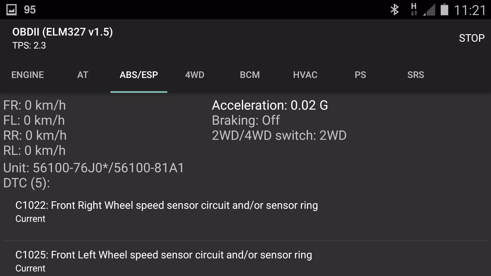 SZ Viewer: read DTC for Suzuki screenshot 3