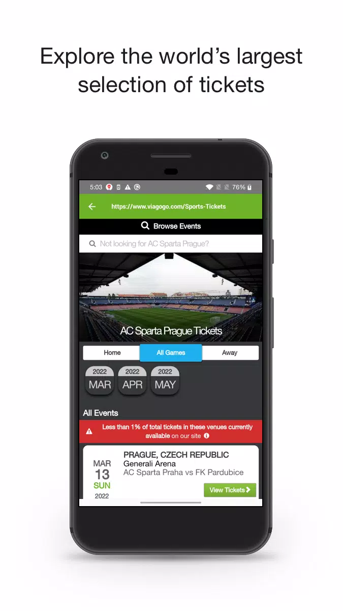 viagogo Tickets屏幕截圖2