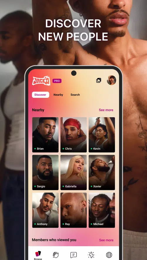 ภาพหน้าจอ Jack’d - Gay Chat & Dating 3
