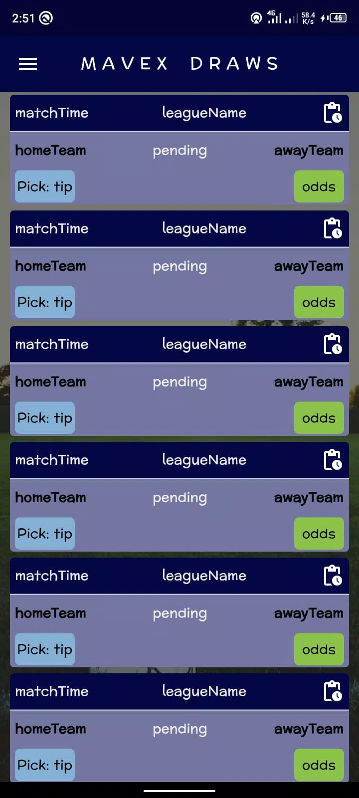 MAVEX BETTING TIPS zrzut ekranu 1
