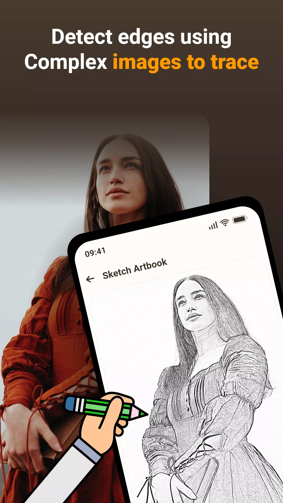 ภาพหน้าจอ Drawing - Draw, Trace & Sketch 3