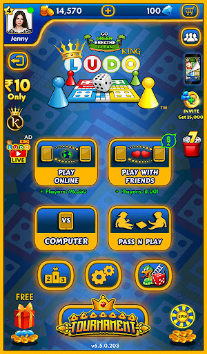 ภาพหน้าจอ Ludo King Mod 2