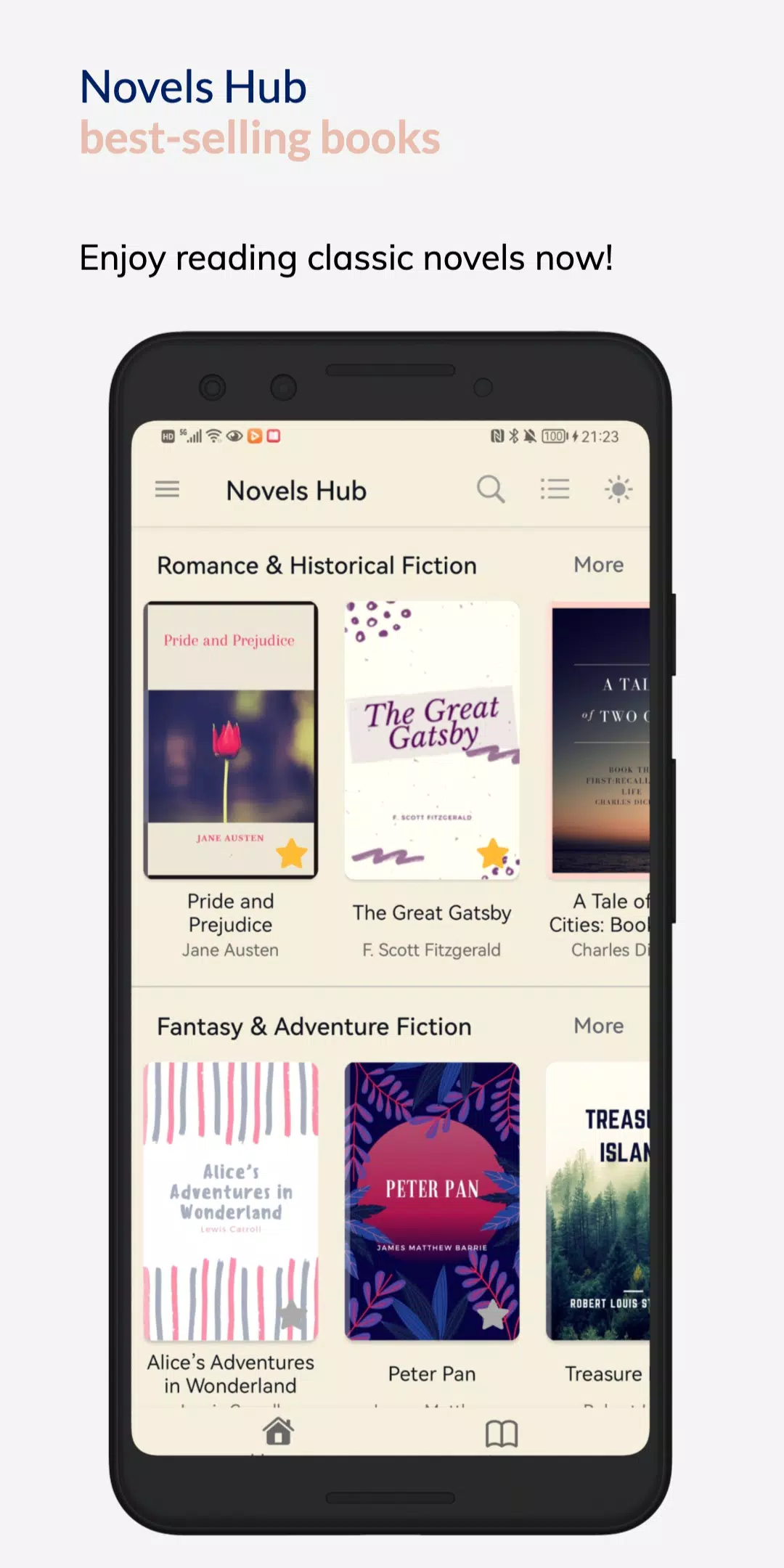 ClassicReads: Novels & Fiction Screenshot 1