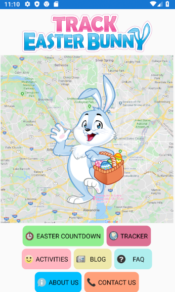 The Easter Bunny Tracker captura de pantalla 1