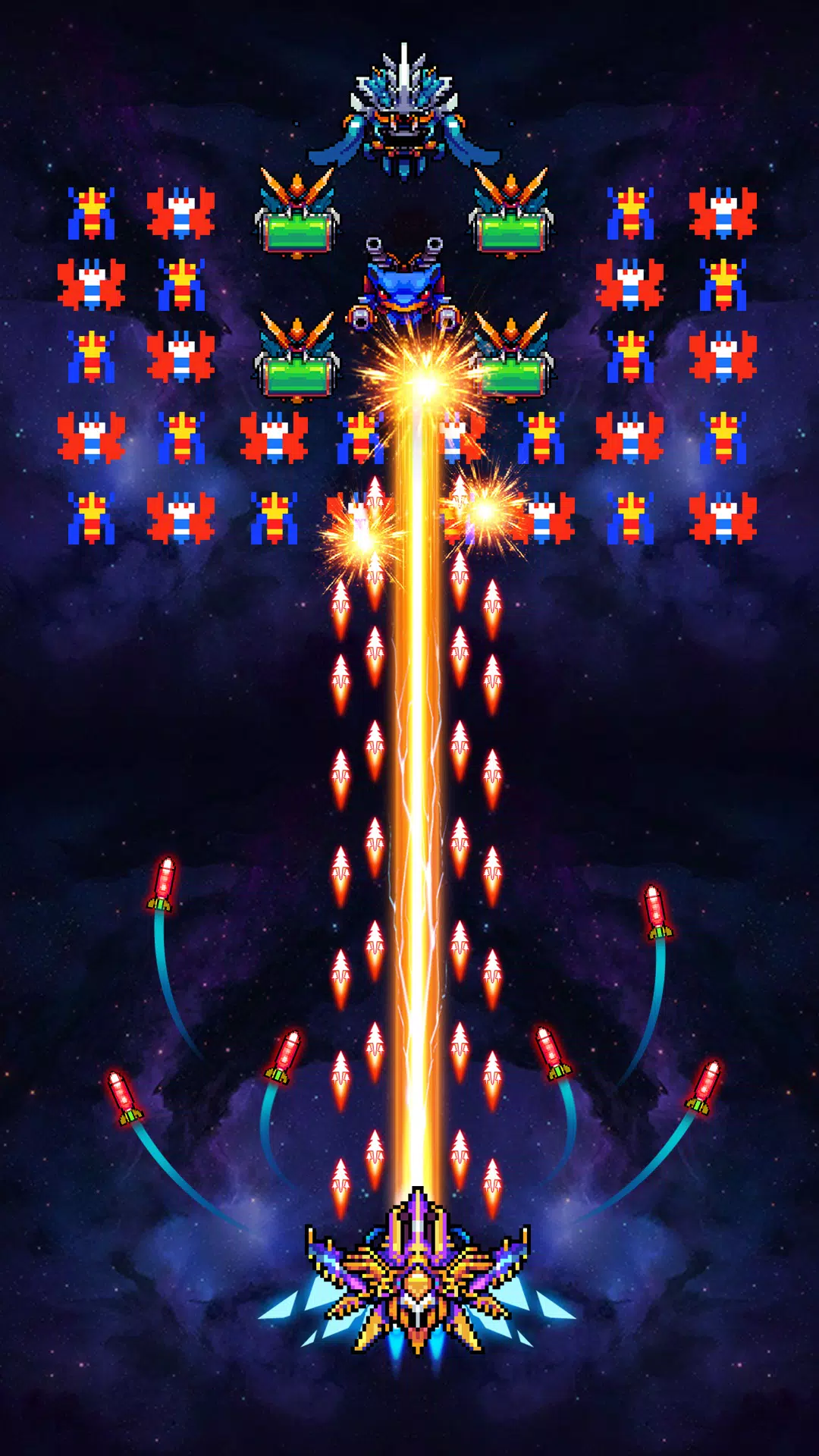 Falcon: Classic Space Invaders screenshot 2