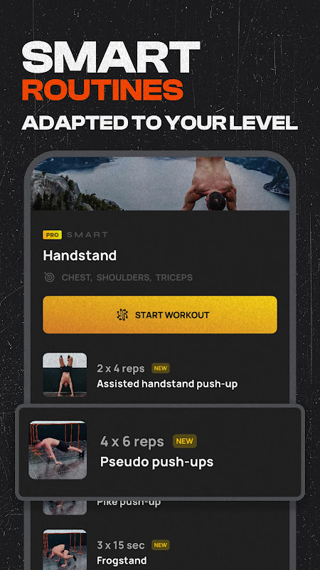 Calisteniapp Workout Capture d’écran1