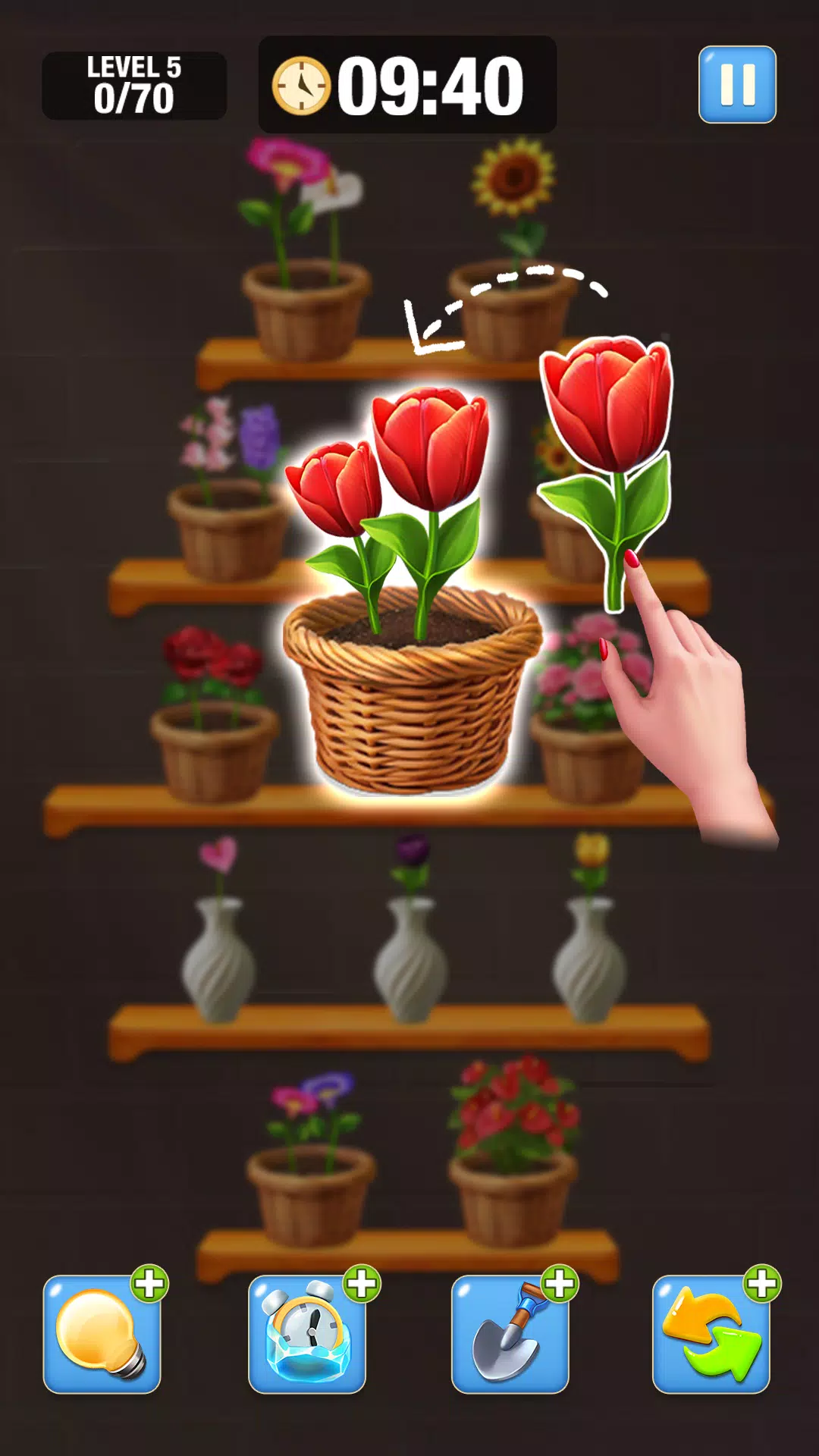 Blossom Match-Flower Sort Game ကိုဖန်သားပြင်2