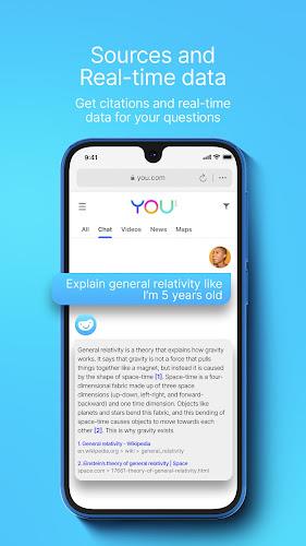 ภาพหน้าจอ You.com — Personalized AI Chat 2