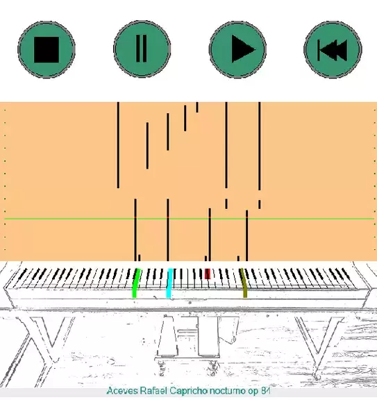 ภาพหน้าจอ Virtual Pianola 1