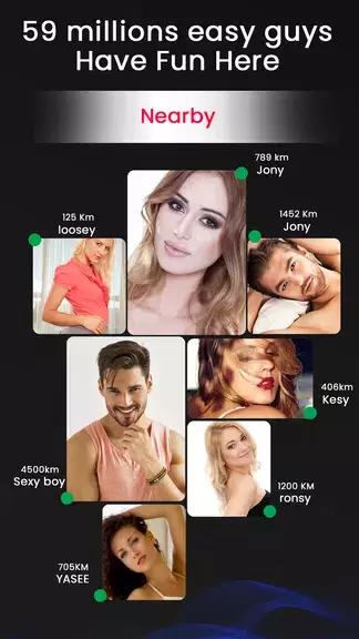 Random Video Chat : Live One Night Datting Captura de tela 1